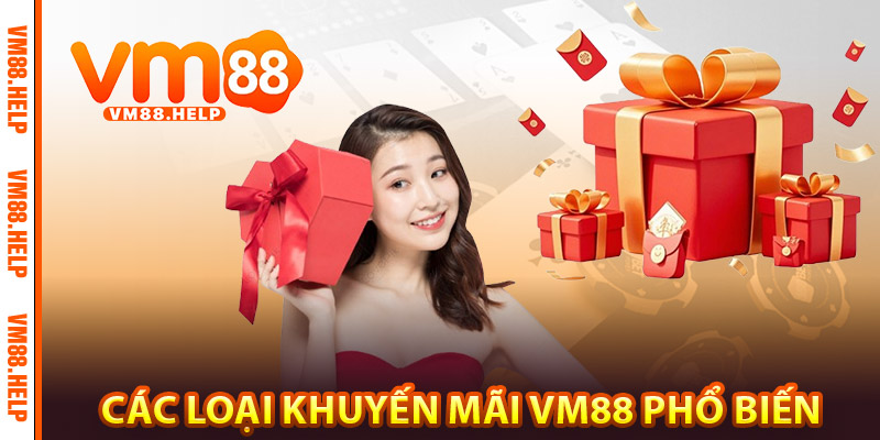 Các loại khuyến mãi VM88 phổ biến